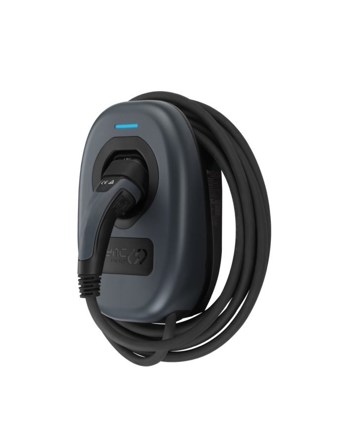 SyncEV  Wall Charger 2 7.4kw Wi-Fi and Lan Tethered with 7.5mtr Cable